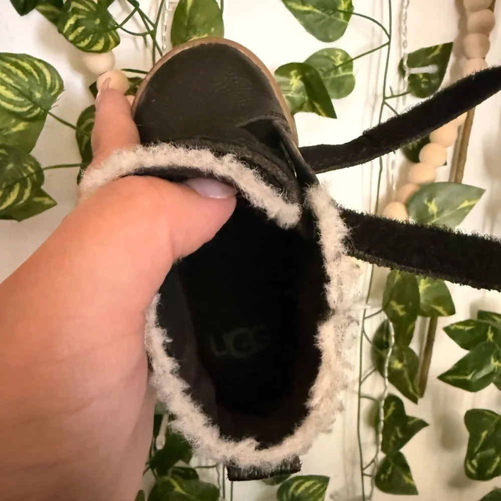 UGG Black and Brown Kids Boots